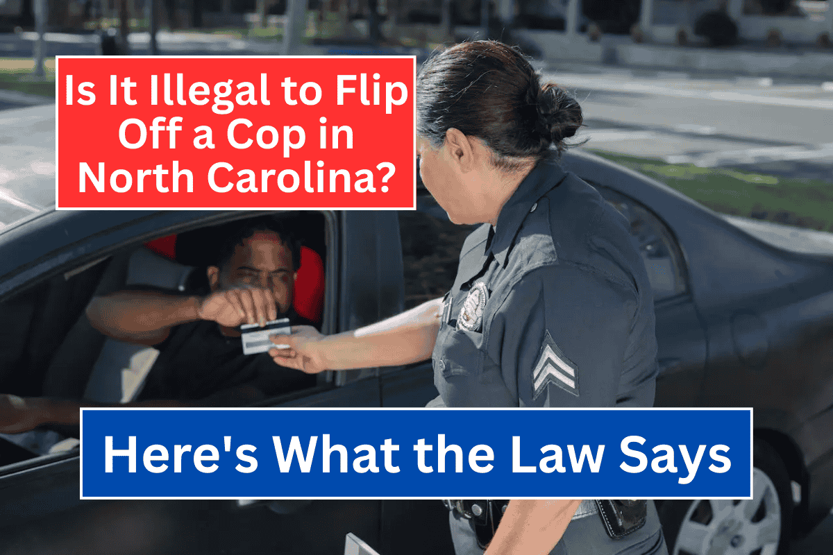 Is It Illegal to Flip Off a Cop in North Carolina Here's What the Law Says