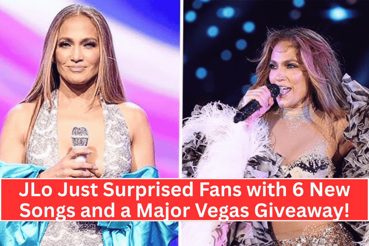 JLo Just Surprised Fans with 6 New Songs and a Major Vegas Giveaway!