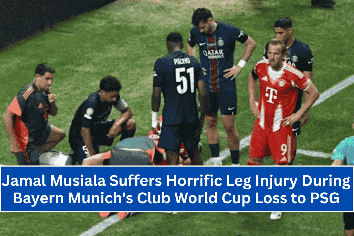 Jamal Musiala Suffers Horrific Leg Injury During Bayern Munich's Club World Cup Loss to PSG