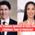 Justin Trudeau Spotted at Katy Perry's Lifetimes Tour in Montreal