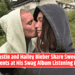 Justin and Hailey Bieber Share Sweet Moments at His Swag Album Listening Party