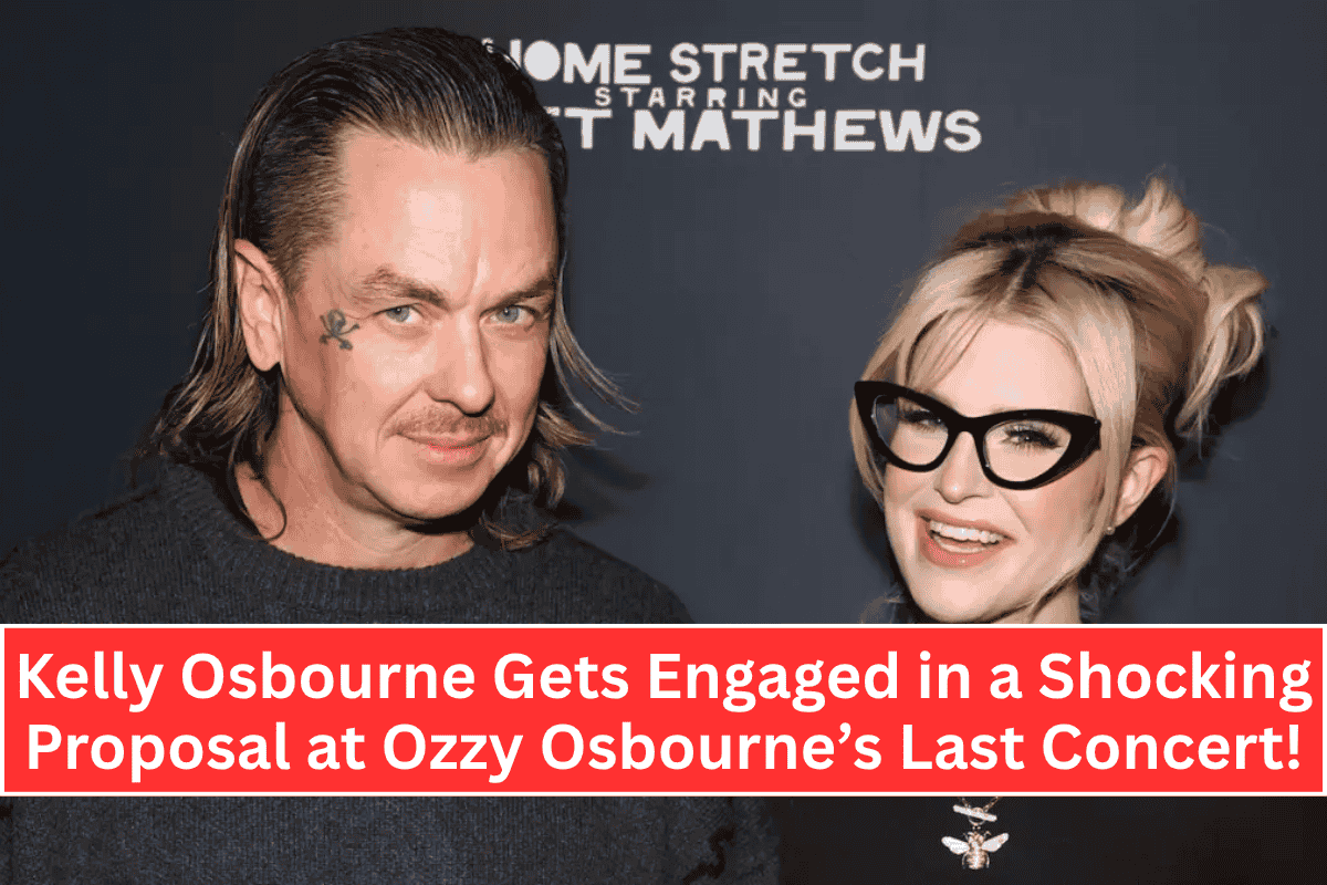 Kelly Osbourne Gets Engaged in a Shocking Proposal at Ozzy Osbourne’s Last Concert!