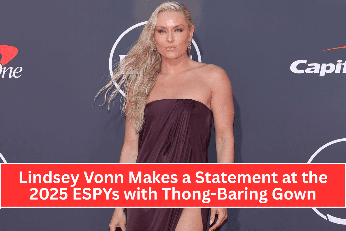 Lindsey Vonn Makes a Statement at the 2025 ESPYs with Thong-Baring Gown
