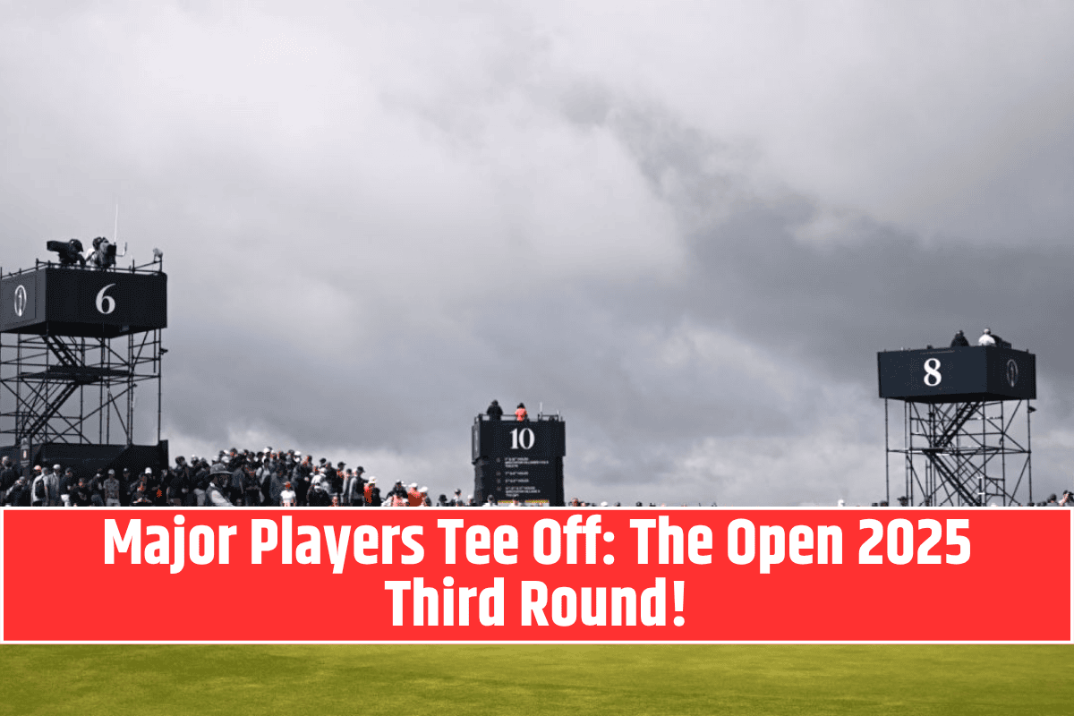 Major Players Tee Off: The Open 2025 Third Round!