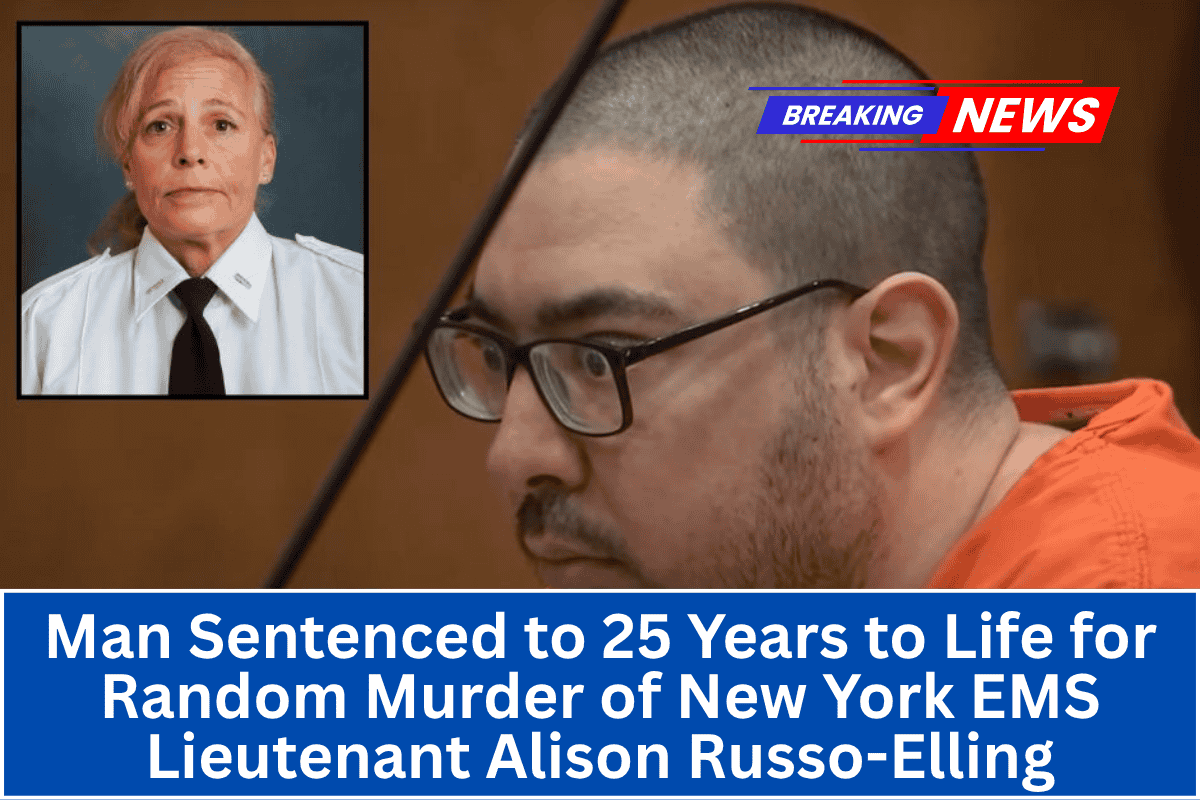 Man Sentenced to 25 Years to Life for Random Murder of New York EMS Lieutenant Alison Russo-Elling