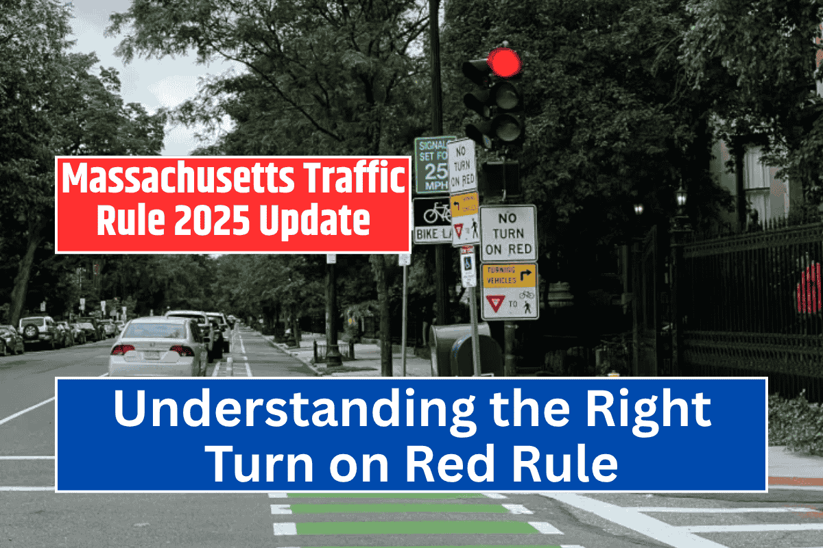 Massachusetts Traffic Rule 2025 Update: Understanding the Right Turn on Red Rule