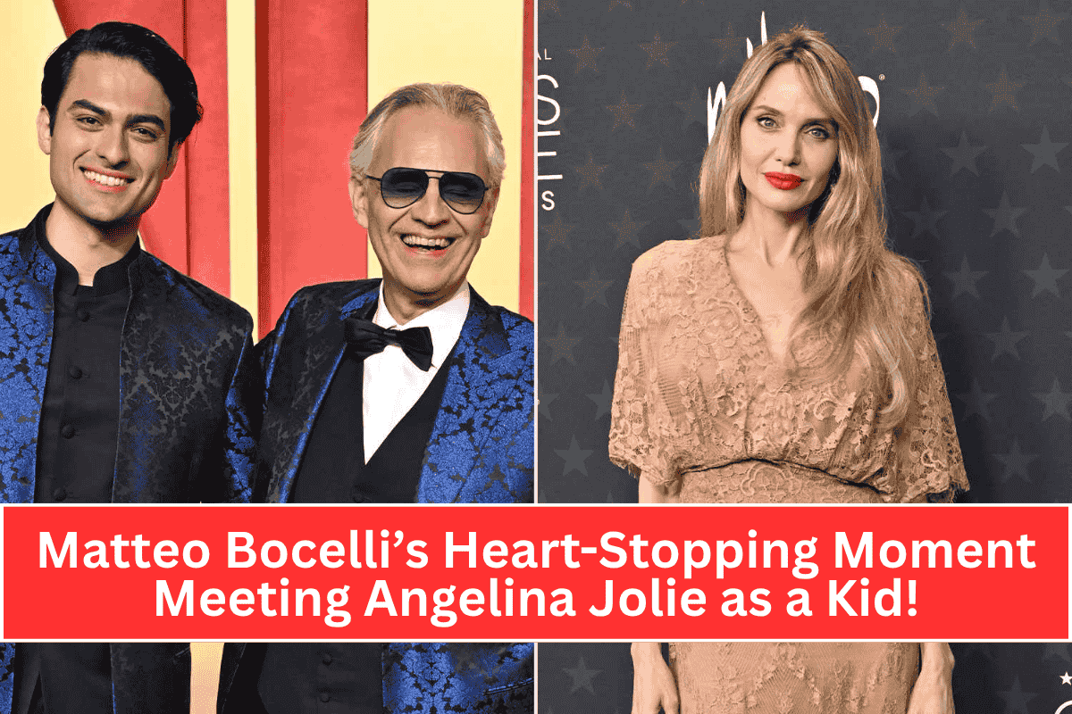Matteo Bocelli’s Heart-Stopping Moment Meeting Angelina Jolie as a Kid!