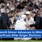 No. 1 Jannik Sinner Advances to Wimbledon Quarterfinals After Grigor Dimitrov Injury