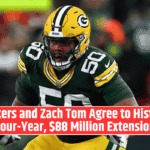 Packers and Zach Tom Agree to Historic Four-Year, $88 Million Extension