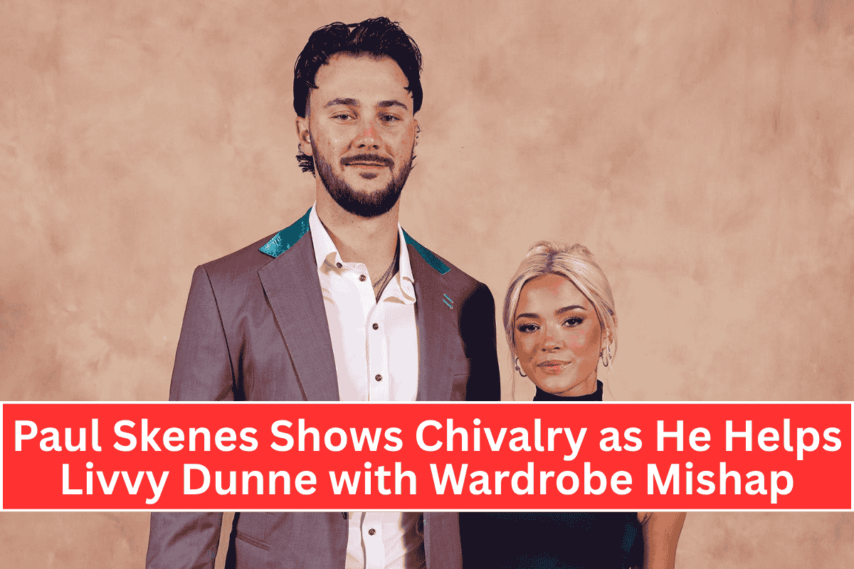 Paul Skenes Shows Chivalry as He Helps Livvy Dunne with Wardrobe Mishap