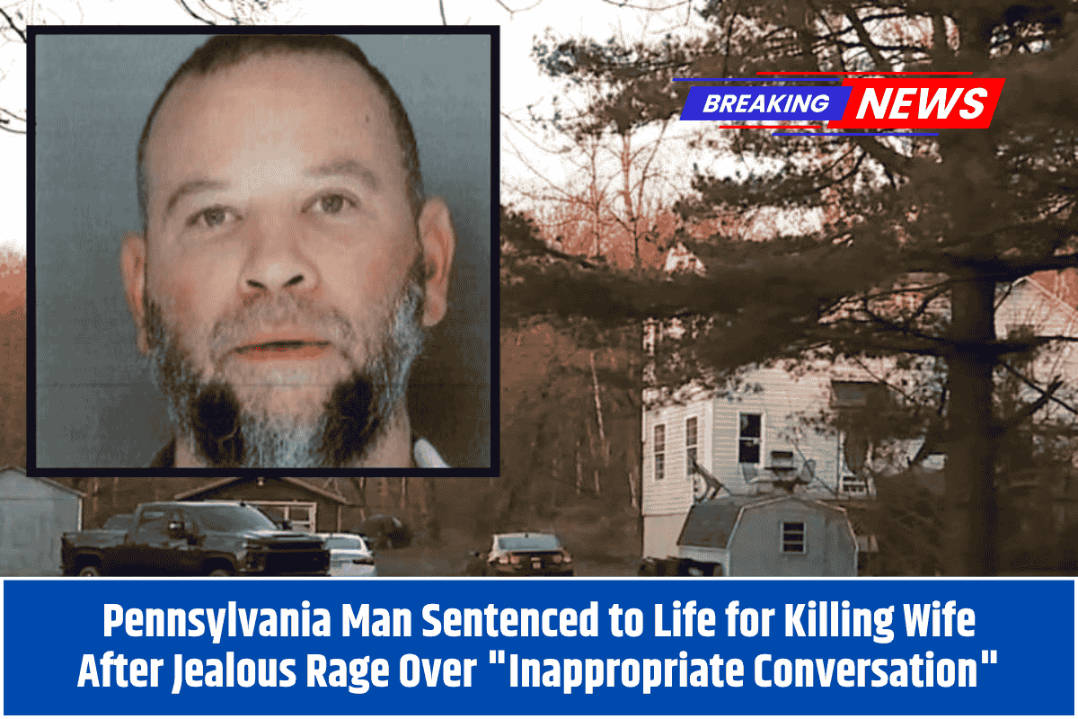 Pennsylvania Man Sentenced to Life for Killing Wife After Jealous Rage Over "Inappropriate Conversation"
