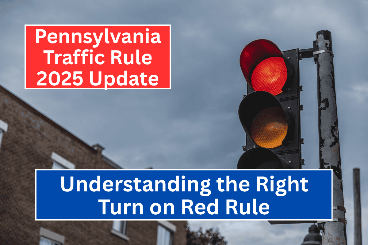 Pennsylvania Traffic Rule 2025 Update Understanding the Right Turn on Red Rule