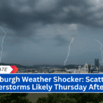 Pittsburgh Weather Shocker: Scattered Thunderstorms Likely Thursday Afternoon!