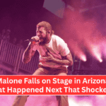 “Post Malone Falls on Stage in Arizona—But It’s What Happened Next That Shocked Fans!”