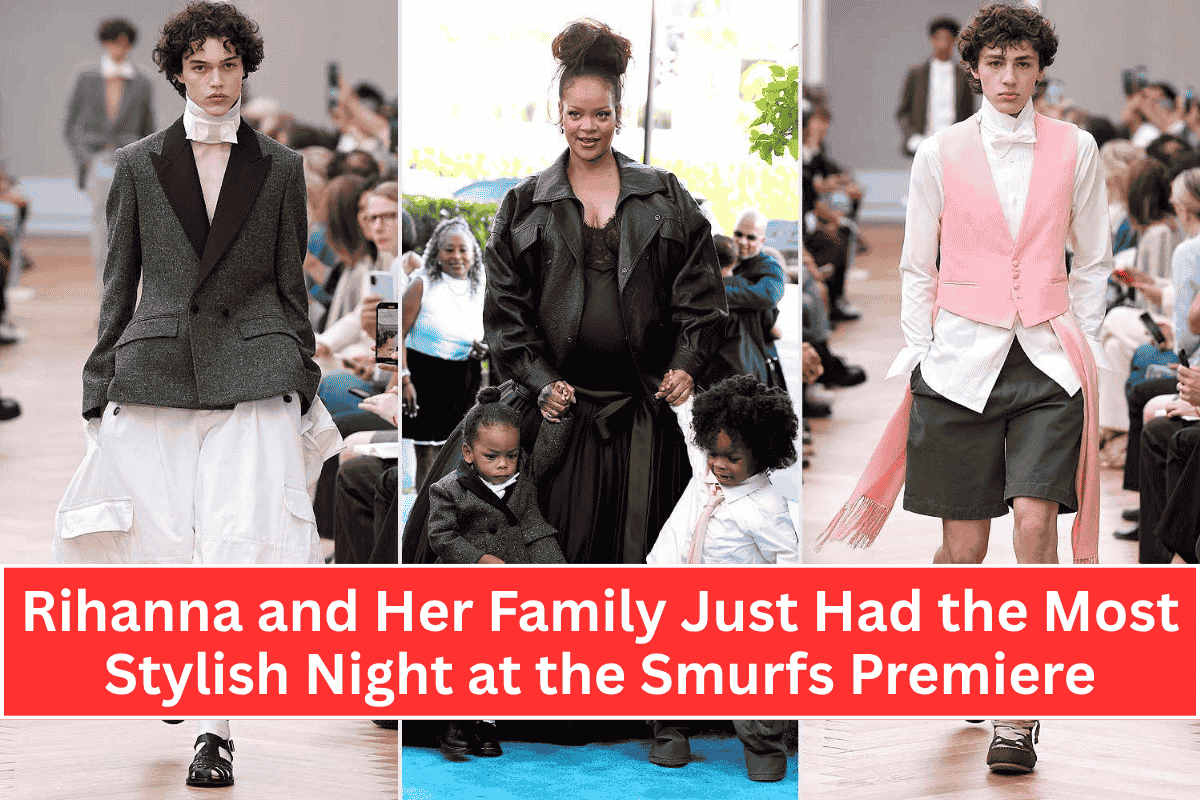 Rihanna and Her Family Just Had the Most Stylish Night at the Smurfs Premiere