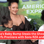 Rihanna’s Baby Bump Steals the Show at the Smurfs Premiere with Sons RZA and Riot