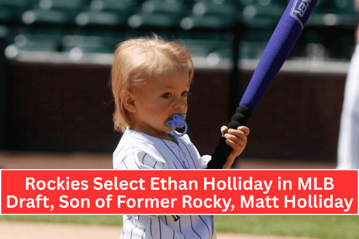 Rockies Select Ethan Holliday in MLB Draft, Son of Former Rocky, Matt Holliday