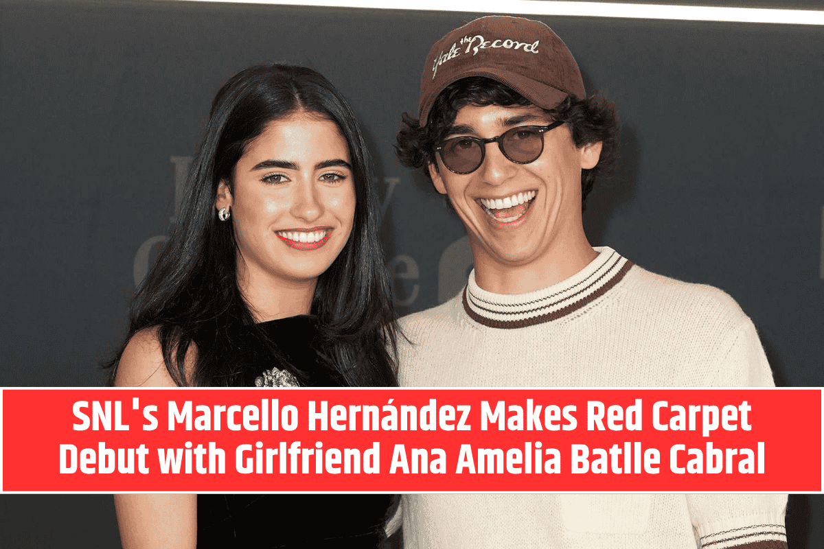 SNL's Marcello Hernández Makes Red Carpet Debut with Girlfriend Ana Amelia Batlle Cabral