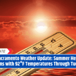Sacramento Weather Update Summer Heat Returns with 92°F Temperatures Through Tuesday