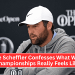Scottie Scheffler Confesses What Winning Championships Really Feels Like