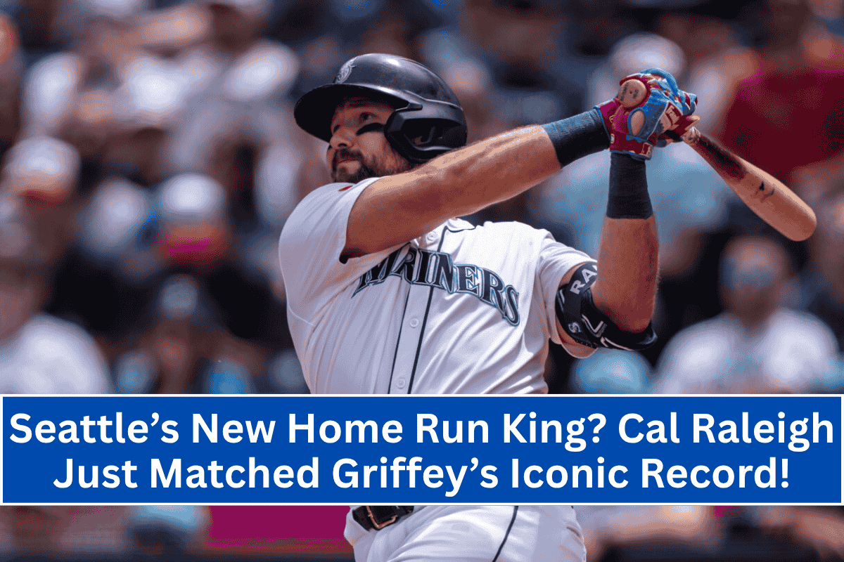 Seattle’s New Home Run King? Cal Raleigh Just Matched Griffey’s Iconic Record!