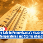 Stay Safe in Pennsylvania’s Heat: 90°F Temperatures and Storms Ahead!