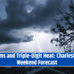 Storms and Triple-Digit Heat: Charleston’s Weekend Forecast