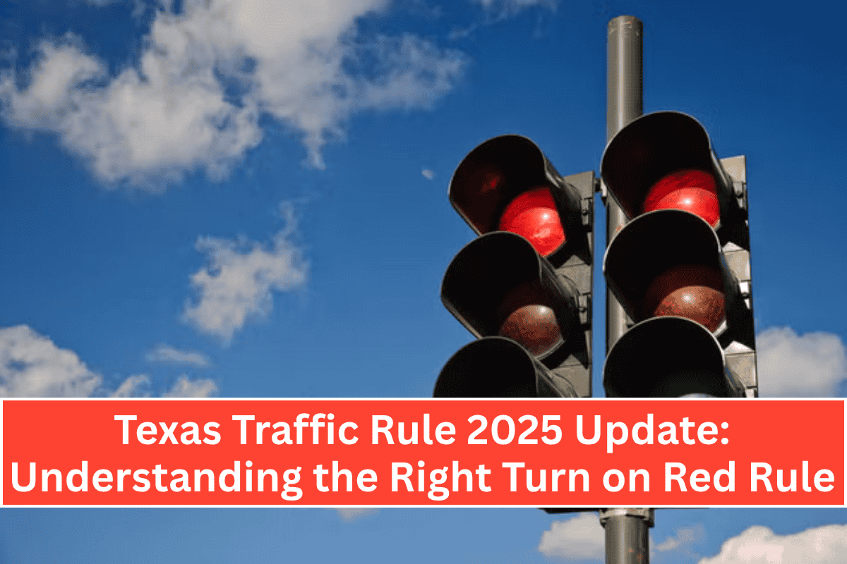 Texas Traffic Rule 2025 Update: Understanding the Right Turn on Red Rule