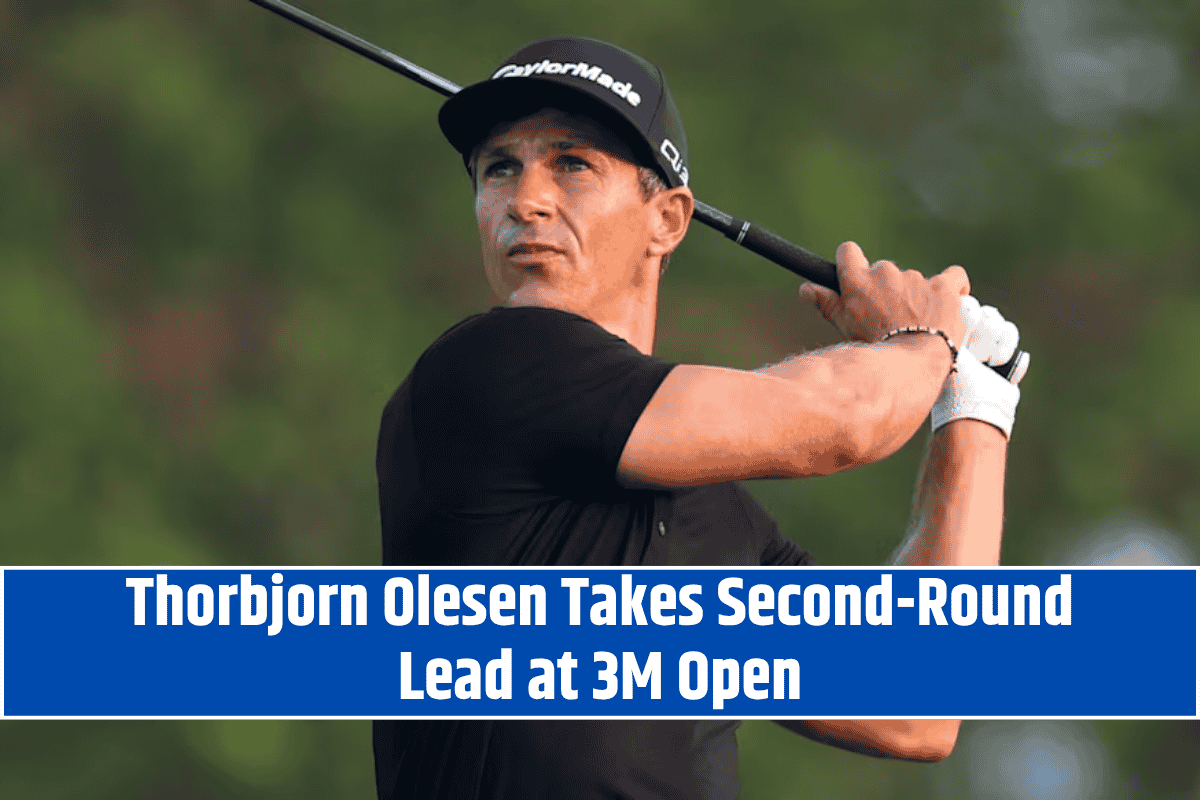 Thorbjorn Olesen Takes Second-Round Lead at 3M Open