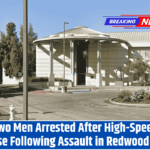 Two Men Arrested After High-Speed Chase Following Assault in Redwood City