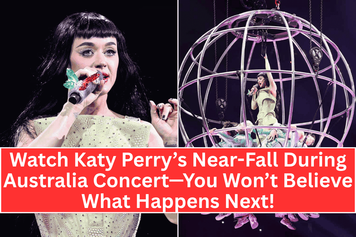 “Watch Katy Perry’s Near-Fall During Australia Concert—You Won’t Believe What Happens Next!”