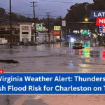 West Virginia Weather Alert: Thunderstorms and Flash Flood Risk for Charleston on Tuesday