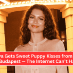 Zendaya Gets Sweet Puppy Kisses from a Fan’s Dog in Budapest — The Internet Can’t Handle It