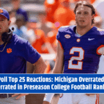 Coaches Poll Top 25 Reactions: Michigan Overrated, Clemson Underrated in Preseason College Football Rankings
