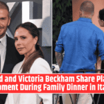 David and Victoria Beckham Share Playful Moment During Family Dinner in Italy