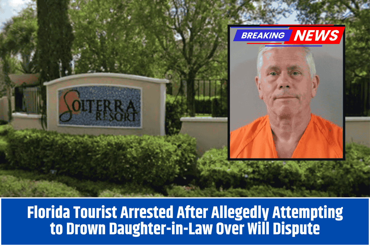 Florida Tourist Arrested After Allegedly Attempting to Drown Daughter-in-Law Over Will Dispute
