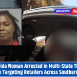 Florida Woman Arrested in Multi-State Theft Spree Targeting Retailers Across Southern U.S.