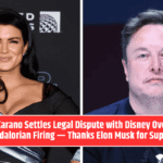 Gina Carano Settles Legal Dispute with Disney Over The Mandalorian Firing — Thanks Elon Musk for Support