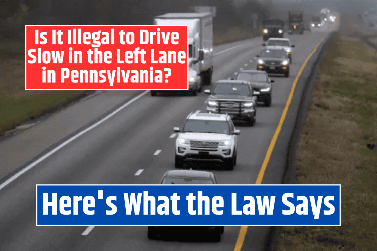 Is It Illegal to Drive Slow in the Left Lane in Pennsylvania? Here's What Law Says