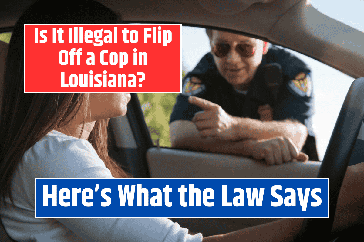 Is It Illegal to Flip Off a Cop in Louisiana? Here's What the Law Says