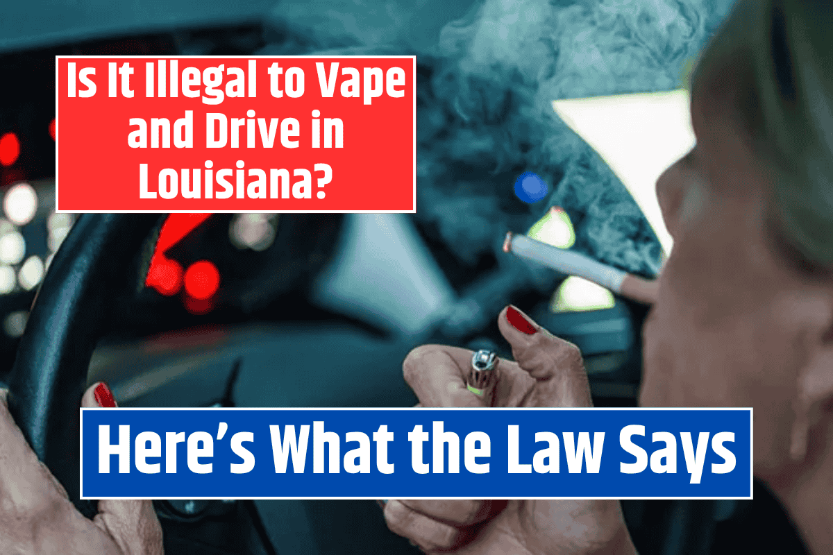 Is It Illegal to Vape and Drive in Louisiana? Here's What the Law Says