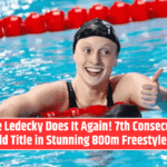 Katie Ledecky Does It Again! 7th Consecutive World Title in Stunning 800m Freestyle Win