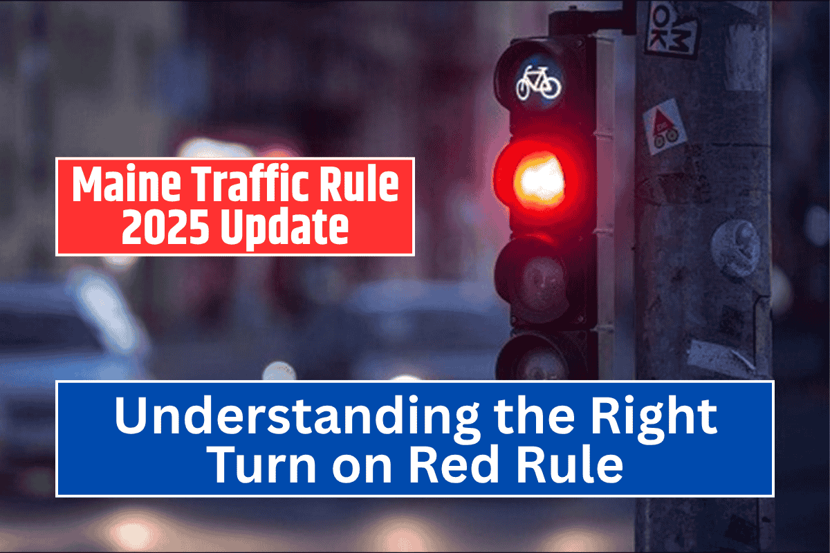Maine Traffic Rule 2025 Update: Understanding the Right Turn on Red Rule