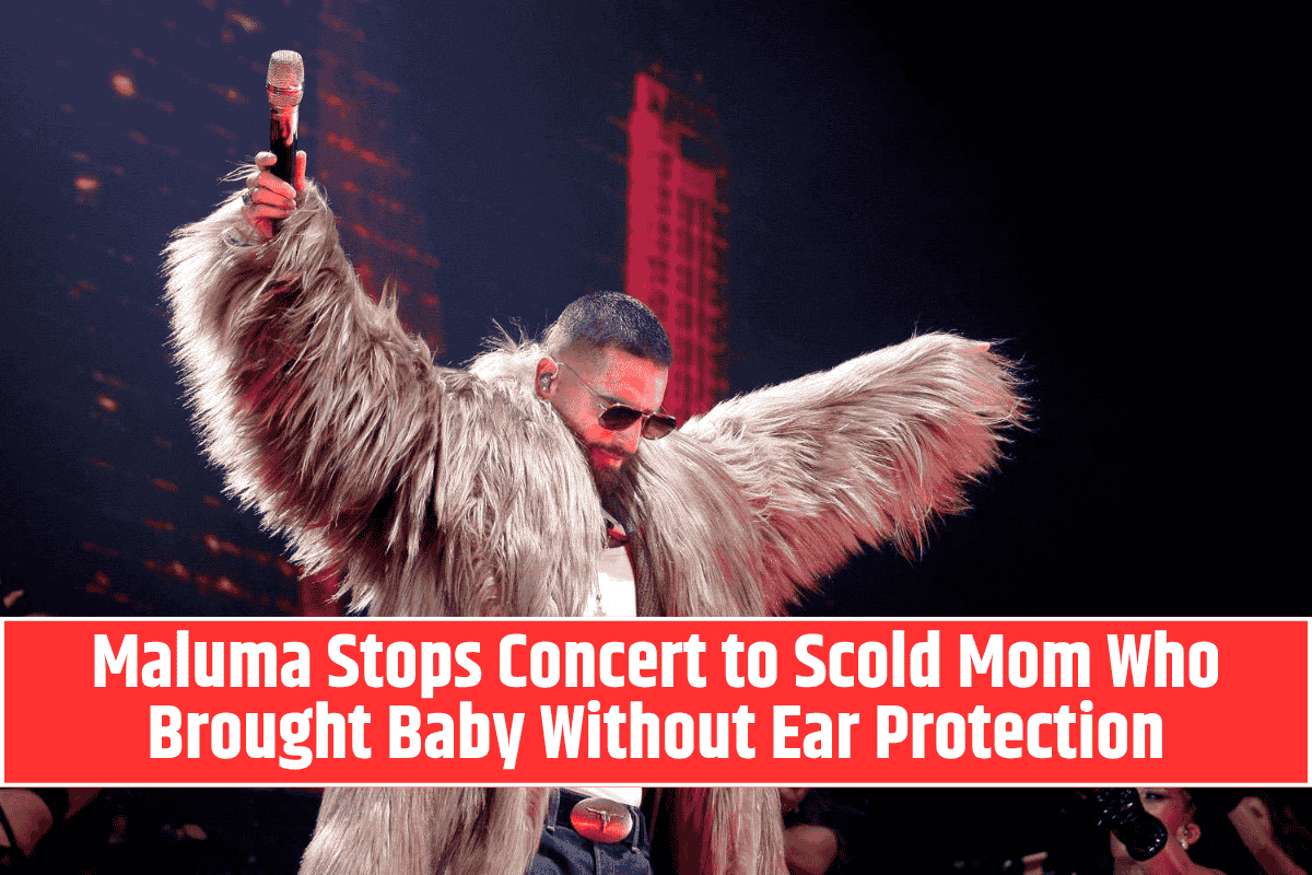 Maluma Stops Concert to Scold Mom Who Brought Baby Without Ear Protection