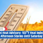 Miami Heat Advisory: 103°F Heat Index and Afternoon Storms Until Saturday