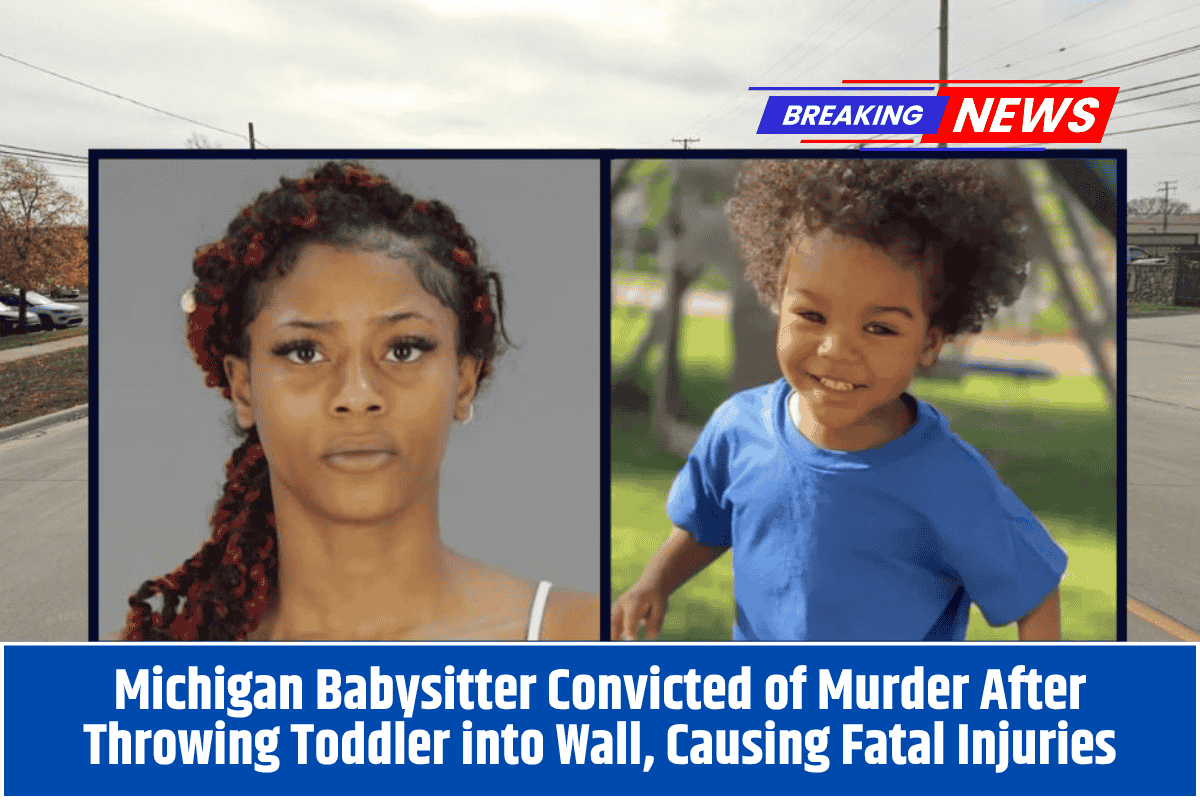 Michigan Babysitter Convicted of Murder After Throwing Toddler into Wall, Causing Fatal Injuries