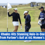 Mimi Rhodes Hits Stunning Hole-in-One with Help from Partner’s Ball at AIG Women’s Open