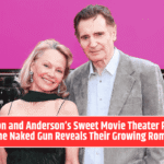 Neeson and Anderson’s Sweet Movie Theater Promo for The Naked Gun Reveals Their Growing Romance