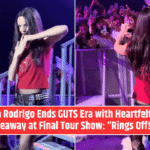 Olivia Rodrigo Ends GUTS Era with Heartfelt Ring Giveaway at Final Tour Show: “Rings Off!!!”