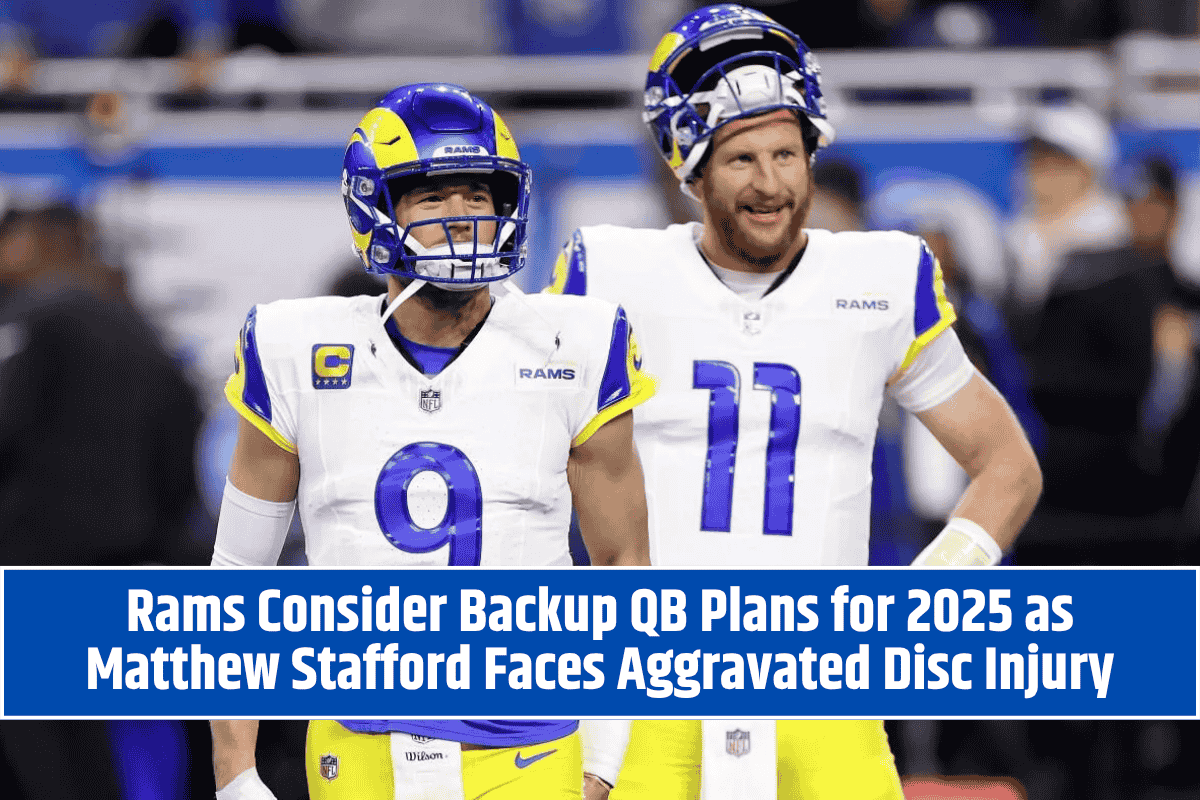 Rams Consider Backup QB Plans for 2025 as Matthew Stafford Faces Aggravated Disc Injury